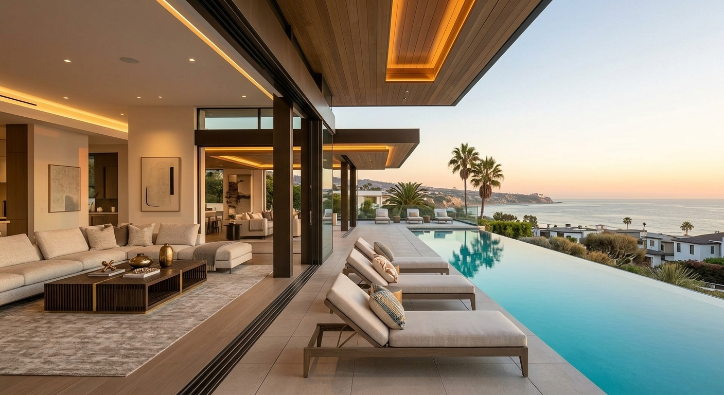 Santa Monica indoor-outdoor living sliding doors