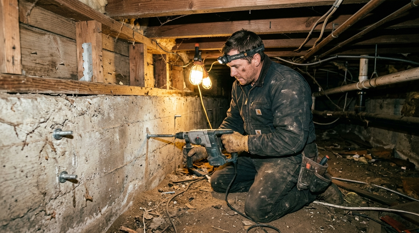 Seismic Retrofit Santa Monica Foundation Bolting