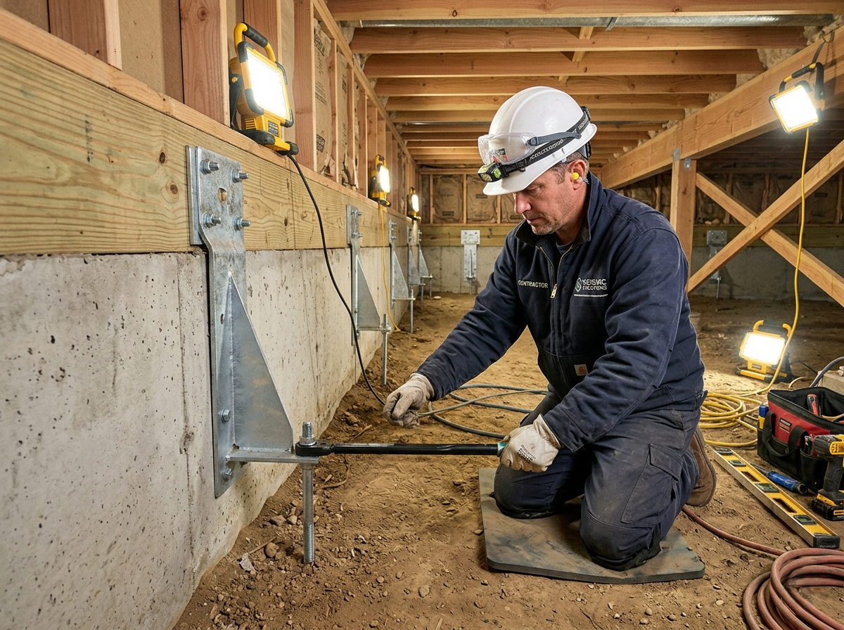 Foundation bolting for structural fortification