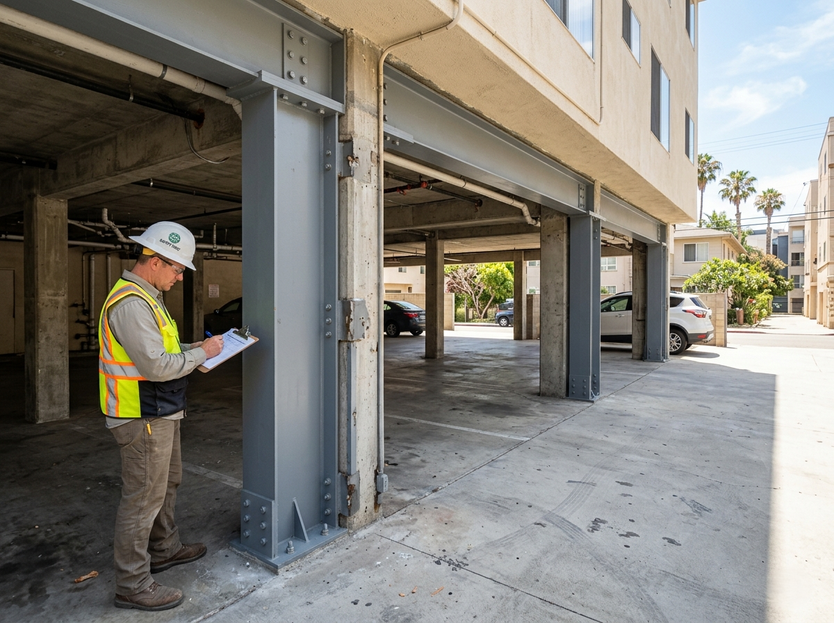 Reinforcing ground floor garage openings